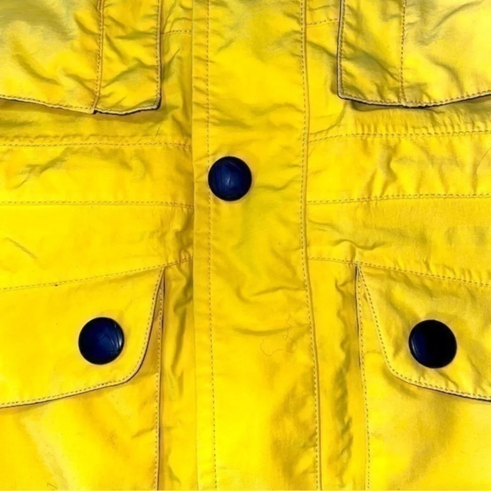 Marmot Men’s Size M Yellow Black Goretex Performance Shell Coat Jacket - Picture 5 of 9